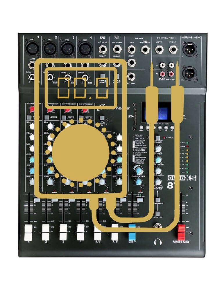 8 to 12 Channel Mixer Logic Board Repair