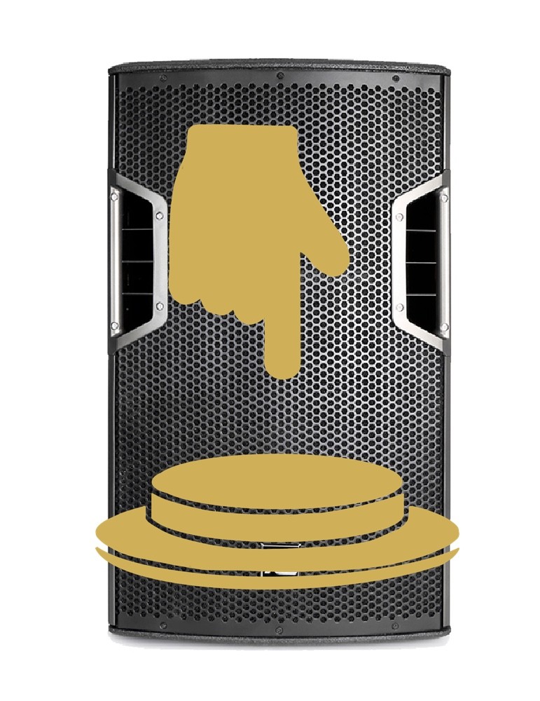 Powered Active Speaker Button Repair