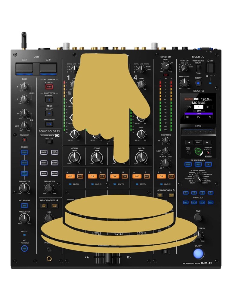 DJ Mixer Button Repair